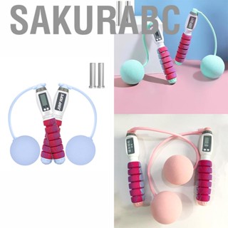 Sakurabc Ropeless Jump Rope Digital Cordless Intelligent Professional Training for Fittness