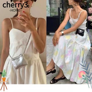 Cherry3 กระเป๋าสะพายไหล่ กระเป๋าใส่เหรียญ มีซิป ขนาดเล็ก สําหรับผู้หญิง