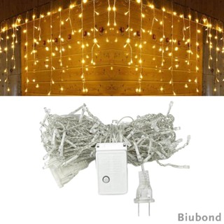 [Biubond] สายไฟ LED เสียบปลั๊ก สําหรับตกแต่งสวน เทศกาลคริสต์มาส ห้องนอน