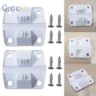 ⭐NEW ⭐Hinge 5.7x5 Cm Hinge Size Plastic Material White Color 4x16mm Screw Durable