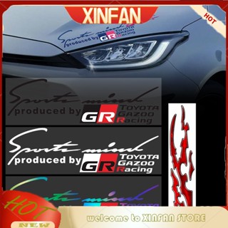 Xinfan GR สติกเกอร์สะท้อนแสง สําหรับติดตกแต่งรถยนต์ Toyota