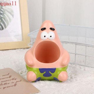 Qqmall Patrick Star ที่วางปากกา ดินสอ แปรงปากกา อเนกประสงค์ ขนาดใหญ่ จุของได้เยอะ เรซิน ที่เก็บเครื่องเขียน เครื่องสําอาง ตั้งโต๊ะ จัดระเบียบของขวัญวันเกิด