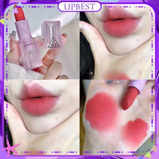 ♕ Cappuvini สีชมพูส้มใสลิปกลอส Matte Velvet Smooth Moisturizing ลิปสติกง่ายต่อการสี Long Lasting Lip Makeup 6 แบบ UPBEST