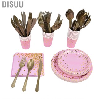 Disuu Home Party  Supplies Paper  Napkin Cutlery Cups Decoration Gifts