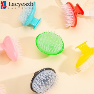 Lacyeszb แปรงสระผม หวีสระผม ดูแลเส้นผม อาบน้ํา สระผม สีแคนดี้ สีสันสดใส โฟมง่าย อุปกรณ์ผม หวีนวดหนังศีรษะ เด็กผู้หญิง