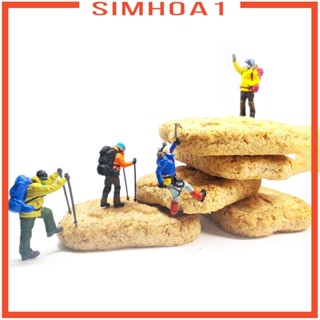 [Simhoa1] ฟิกเกอร์คนจิ๋ว สําหรับตกแต่งบ้านตุ๊กตา 4 ชิ้น