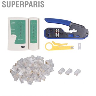 Superparis RJ45 Crimping Pliers Firm Connection High Accuracy Easy Operation Ethernet Tool Alloy Steel Portable for Installation