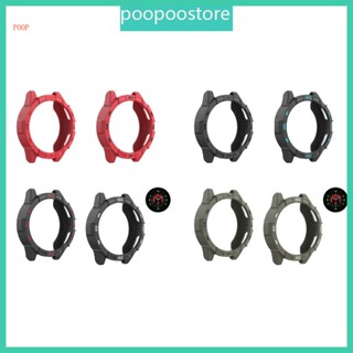 Poop ฟิล์มกันรอยหน้าจอ แบบนิ่ม และเคสกันชน สําหรับ Watch 5 Pro 45 มม.