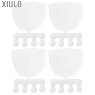 Xiulo Toe Separator Corrector Straightener 2Pcs Silicone Thumb Valgus Orthosis