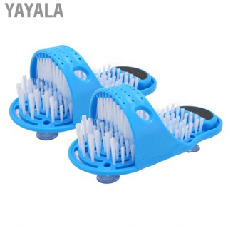 Yayala Foot Washing Brush Shoes  Blue  Feet Slipper for Bathroom