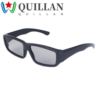 Quillan แว่นตาโปรเจคเตอร์ 3D กรอบสีดํา 3D