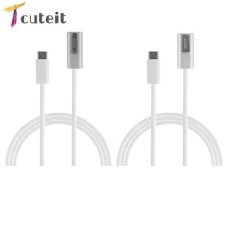 Tcuteit สายชาร์จอินเตอร์เฟซ 2T 1 ลิตร สําหรับ MacBook 5A