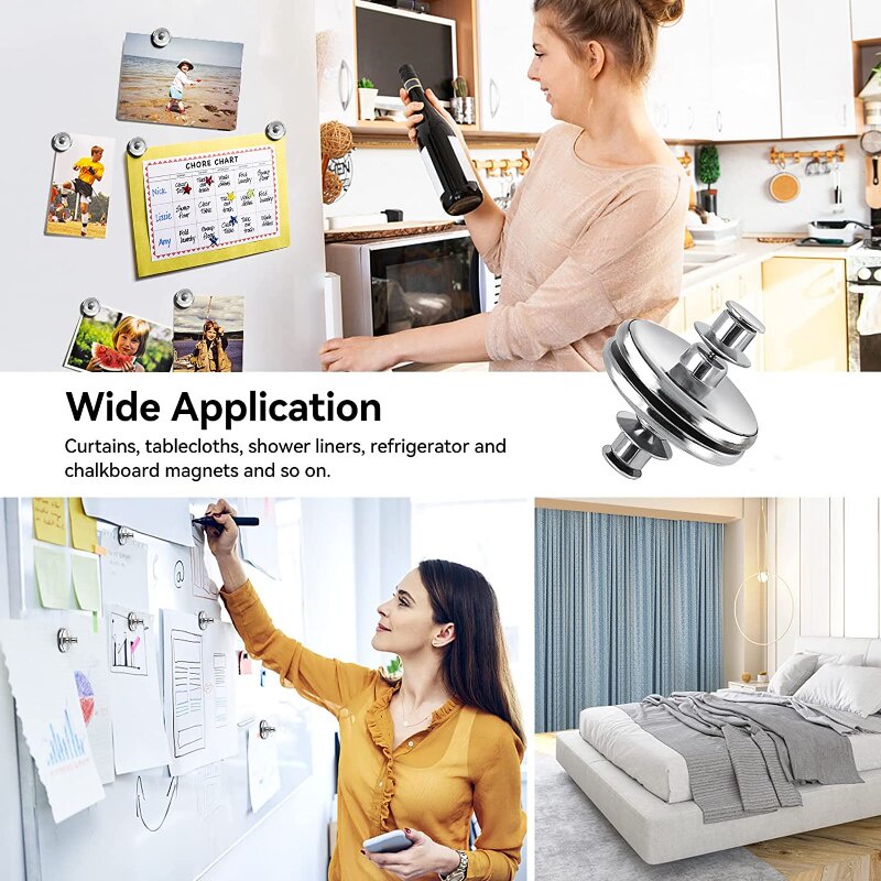 แนะนำ ผ้าม่าน 3/6/10 คู่ คลิป ผ้าม่าน ม่าน ปุ่มแม่เหล็ก เล็บ ฟรี ที่ถอดออกได้ หน้าต่าง ปิด แม่เหล็ก หัวเข็มขัด ปรับได้ อุปกรณ์เสริม ราคาพิเศษ มีเก็บเงินปลายทาง