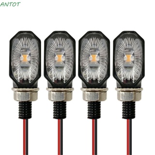 Antot ไฟเลี้ยว LED ABS ขนาดเล็ก อุปกรณ์เสริม สําหรับรถจักรยานยนต์ 4 ชิ้น