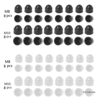 ขายดี ฝาครอบสกรู M8 M10 กันฝุ่น กันสนิม 16 ชิ้น