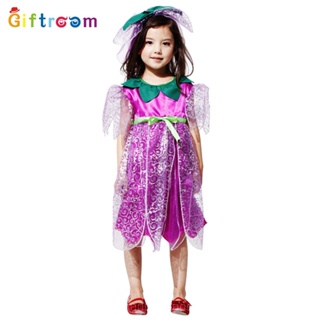 [0715]SHWZ-COS-G Carnival Purple Elf Female Violet Fairy Girl FARCENT Little Fairy Dress Masquerade Costume, Halloween Cosplay 7QJR