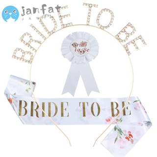 Janfat Be, Silver Bride to, Western Theme Party Sash Party สายสะพาย สีเงิน สําหรับเจ้าสาว