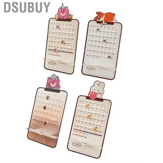 Dsubuy Desk Calendar  Sturdy Multi Function Perpetual Ornament for Office