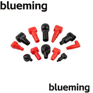 Blueming2 ฝาครอบขั้วแบตเตอรี่ขั้วบวก และลบ แบบนิ่ม ทนทาน แบบเปลี่ยน สําหรับรถยนต์