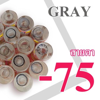 -0.75 เลนส์สายตา เทา เลนส์สี สั้น -75 คอนแทคเลนส์ มินิ / บิ๊กอาย