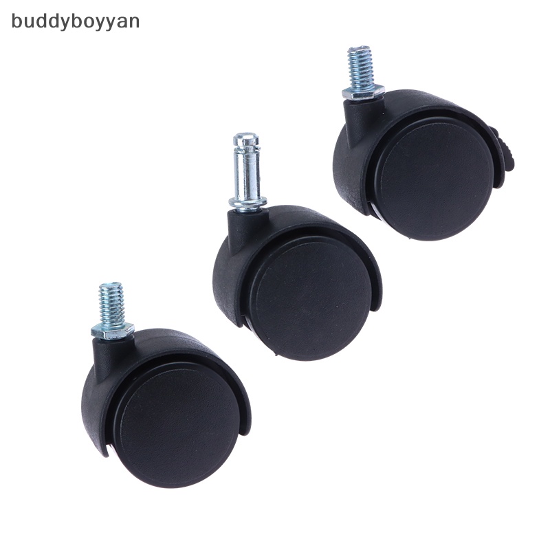 Bbth ลูกล้อหมุน 1 นิ้ว พร้อมเบรก อุปกรณ์เสริม สําหรับเฟอร์นิเจอร์ เก้าอี้สํานักงาน กระเป๋าเดินทาง 1 
