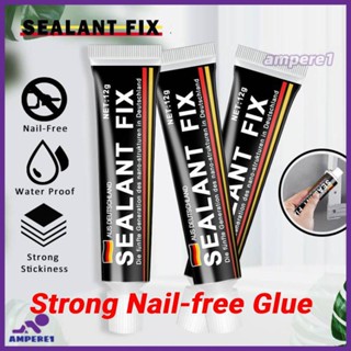 ไซเลนโพลีเมอร์โลหะกาวซีลกาวฟรีเล็บ Sealant Fix กาวกาว Gam Logam กาวกาว 6g/12g กาว Bond -AME1