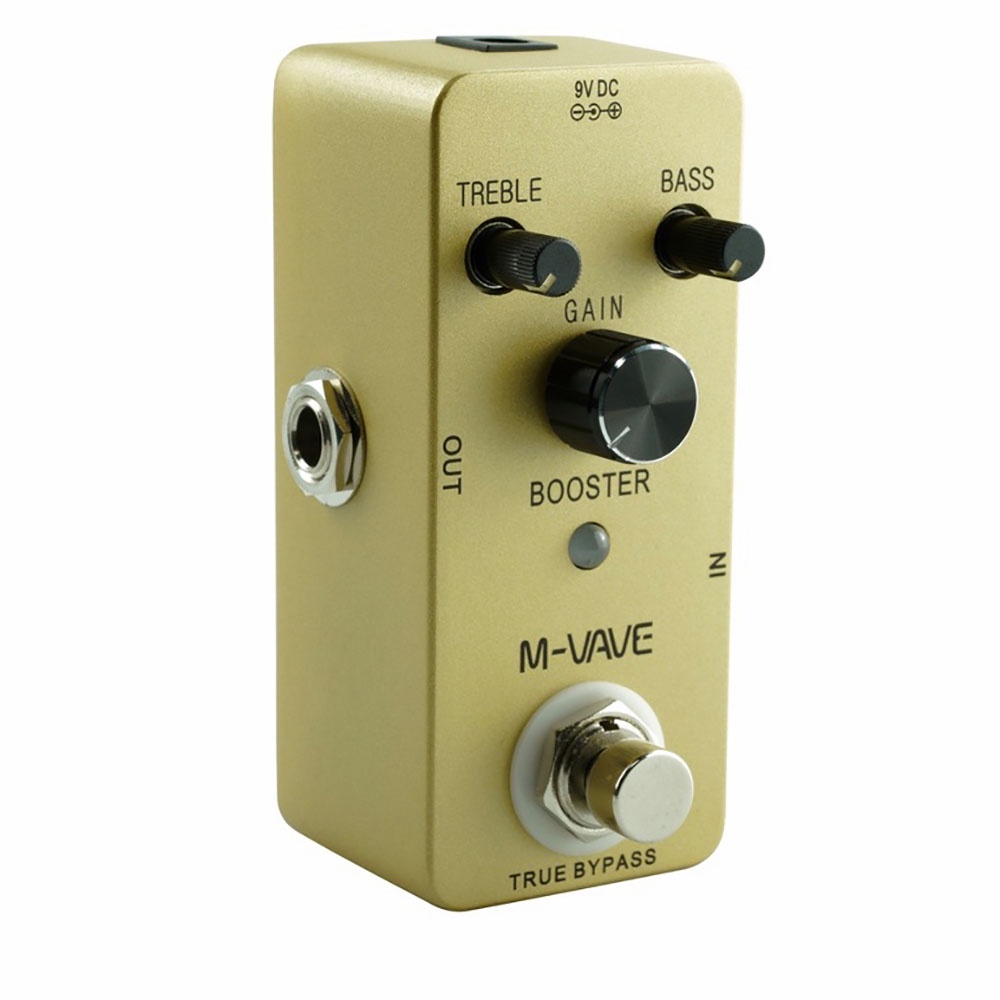 M-VAVE PURE BOOSTER กีตาร์ผลเหยียบ True Bypass Cuvave CUBE BABY Analog เปลือกโลหะชิ้นส่วนกีตาร์ Pure