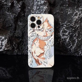 เคสโทรศัพท์มือถือแบบแข็ง กันกระแทก ลายการ์ตูน Sun God Nika Luffy สไตล์ญี่ปุ่น สําหรับ iPhone 15promax 11 12 13 14 pro max 11promax 14promax 13promax 14plus xr xsmax 7 8 plus