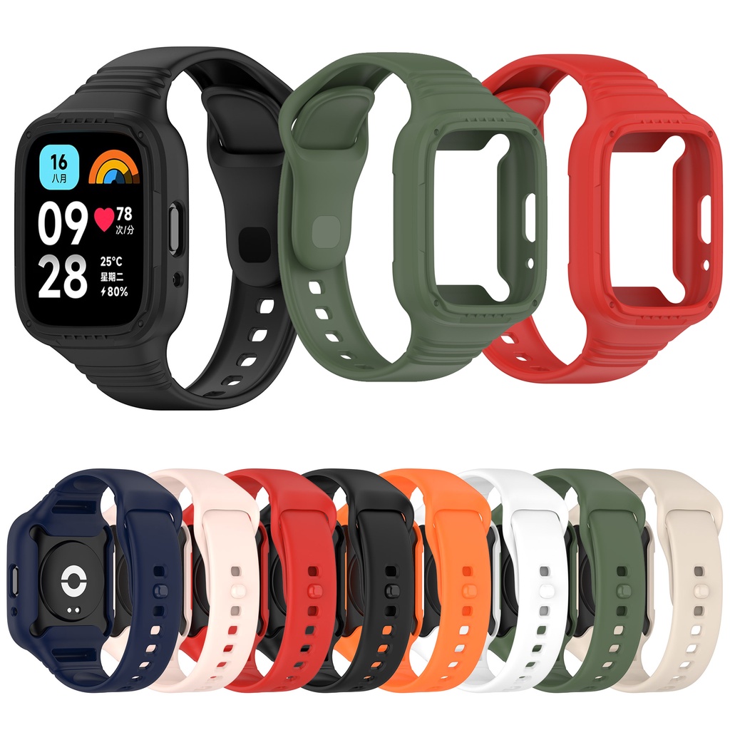 สายนาฬิกาข้อมือซิลิโคน คุณภาพสูง สําหรับ Redmi Watch 3 Active lite Redmi3