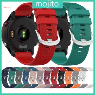 Mojito สายรัดข้อมือซิลิโคน แบบนิ่ม กันเหงื่อ สําหรับ Forerunner255 255 music