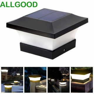 Allgoods โคมไฟฉุกเฉิน LED พลังงานแสงอาทิตย์ กันน้ํา สําหรับติดรั้วประตู