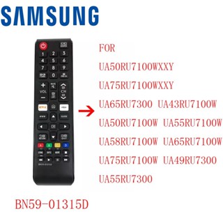 รีโมตคอนโทรลสมาร์ททีวี สําหรับ SAMSUNG BN59-01315D LED TV BN5901315D UA50RU7100WXXY UA75RU7100WXXY UA65RU7300 UA43RU7100W UA50RU7100W UA55RU7100W UA58RU7100W UA