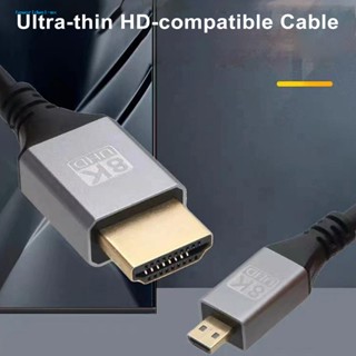 Heworldwel สายเคเบิลอะแดปเตอร์คอมพิวเตอร์ 8k Hdmi บางพิเศษ ยาว 1 เมตร 2 เมตร 3 เมตร สําหรับทีวี Hd 8k 60hz 120hz