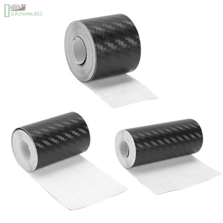 [ISHOWMAL-TH]Durable Antiscratch Carbon Fiber Strip for Car Door Sill Protection 5M-New In 9-