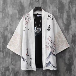 เสื้อเชิ้ตลําลอง กันแดด ทรงหลวม แบบบาง สไตล์เกาหลี สําหรับผู้ชาย