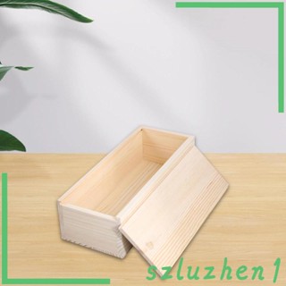 [Szluzhen1] กล่องไม้ ทรงสี่เหลี่ยม แบบไม่สําเร็จรูป สําหรับเก็บของ