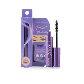 CUTE PRESS JET SET WASHABLE MASCARA (74321) : cutepress คิวท์เพรส มาสคาร่า เจ็ท เซ็ท วอชเอเบิ้ล x 1 ชิ้น abcmall