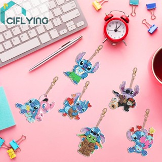 [Ciflys.Th] พวงกุญแจ จี้เพชรโมเสค พลอยเทียม DIY สําหรับห้อยกระเป๋าผู้หญิง