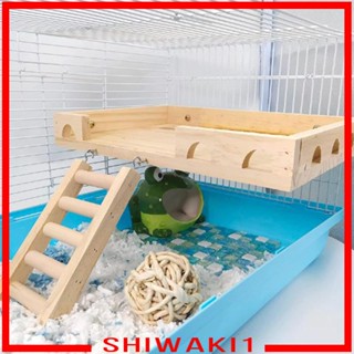 [Shiwaki1] ของเล่นบันไดไม้ สําหรับหนูแฮมสเตอร์