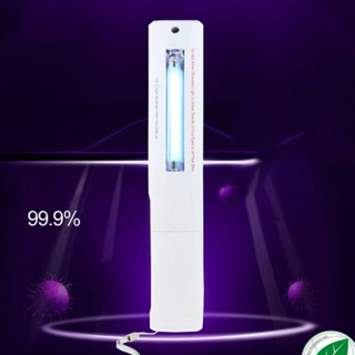 โคมไฟ LED UV ใช้แบตเตอรี่ สีขาว ขนาดพกพา สําหรับห้องน้ํา บ้าน เดินทาง