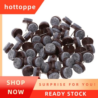 【hottoppe】UPPERX แผ่นสักหลาด กันลื่น สําหรับขาเก้าอี้ DIY เส้นผ่าศูนย์กลาง 20 มม. 50 ชิ้น