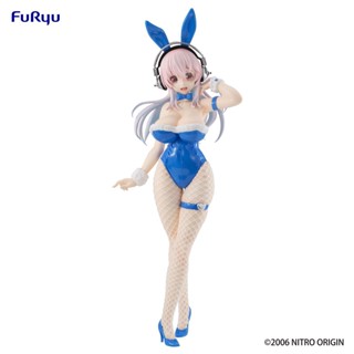 SONY 【 Bilibili 】ตุ๊กตากระต่าย FuRyu แฮนด์เมด สีฟ้า สําหรับเด็กผู้หญิง