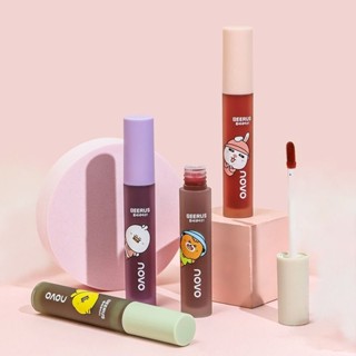 Spot NOVO lip glaze lipstick matte foggy Velvet White student party plain face no fading no touch Cup Bilus joint name 0901hw