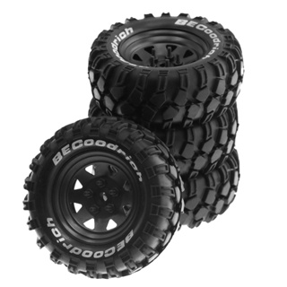 ชุดยางล้อรถ 93 มม. 1.9 นิ้ว สําหรับรถไต่หินบังคับ 1/10 Trxs TRX4 RC4WD D90 D110 Axial SCX10 4 ชิ้น