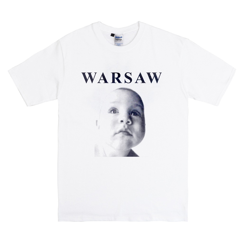 พร้อมส่ง S-5XL เสื้อยืด พิมพ์ลายคลื่น Warsaw band สินค้าใหม่