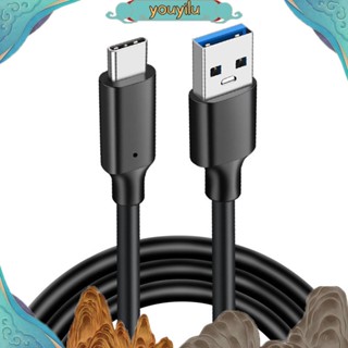 Youyilu สายเคเบิล USB3.2 10Gbps Type C USB A เป็น Type-C 3.2 ถ่ายโอนข้อมูล 1 เมตร