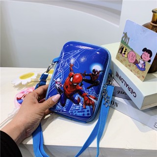 กระเป๋าเป้สะพายหลัง กระเป๋าสะพายไหล่ กระเป๋าเก็บเหรียญ พิมพ์ลาย Marvel Spiderman น่ารัก สําหรับเด็ก