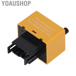 Yoaushop Electronic  Flasher Relay 8 Pin Adjustable Frequency For Car 12.8V