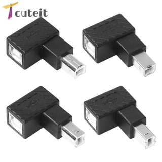 Tcuteit อะแดปเตอร์ต่อขยาย USB 2.0 B Type ตัวผู้ เป็นตัวเมีย สําหรับเครื่องพิมพ์