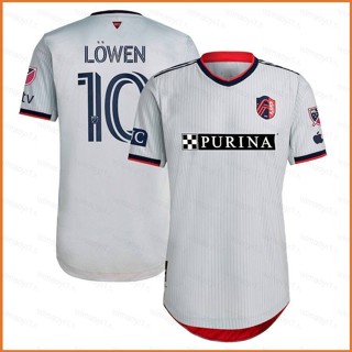 Fb 2023 MLS Eduard Lowen St Louis City SC Jersey เสื้อยืด แขนสั้น พลัสไซซ์ สําหรับเล่นกีฬา ฟุตบอล